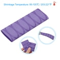 thumbnail image 3 of Uxcell Cutting Knife Handle Heat Shrink Sleeve Chef Cutter Non Slip Wrap, Oval Pattern Purple 2.2"x4.9", 3 of 6