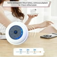 thumbnail image 6 of xgfhyjeh Portable Wireless Bluetooth Speaker, Waterproof Shower Speakers With RGB Light, Stereo Sound, Clearance, 6 of 6