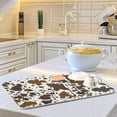 thumbnail image 6 of Dish Drying Mat Cow Leather Skin Kitchen Dish Pads Super Absorbent Microfiber Dish Drying Rack Pads Safe Heat-resistant Kitchen Counter Mat,16x18 Inch, 6 of 7