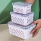 thumbnail image 4 of Caja de almacenamiento de frutas y verduras Warkul con cesta de drenaje, filtro de agua, buen sellado, mantiene la frescura, caja de almacenamiento multifuncional, suministros para el hogar, 4 of 8
