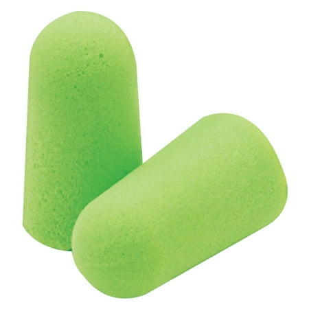 - Moldex Pura-Fit Foam Earplugs, Foam, Bright Green, Uncorded