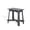 Black Sand, variant on Pemberley Row Mahogany Wood Ocean Blue Side Table Round 25"H Assembled