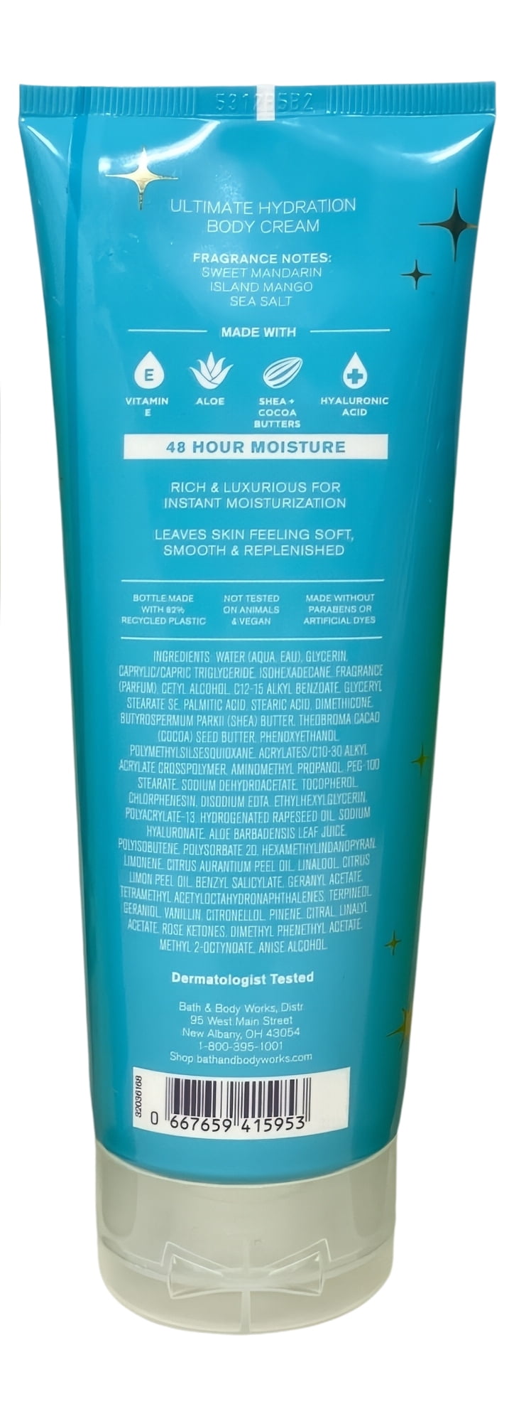 Bath & Body Works Island Margarita Ultimate Hydration Body Cream and Body Wash with a Perfectly Peeled Bar Soap