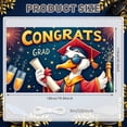 thumbnail image 2 of Red Theme Graduation Banner Colorful Balloons Graduation Backdrop Graduation Cap Tassel Design Grad Celebration Background for Graduation Ceremony Grad Party Photo Backdrop, 2 of 9