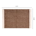 thumbnail image 6 of Unique Bargains 4pcs Cotton and Linen Washable Table Mats Coffee 17.7"x13.8", 6 of 6