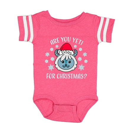 

Inktastic Are you Yeti For Christmas with Yeti and Snowflakes Adult Gift Baby Boy or Baby Girl Bodysuit