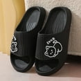 thumbnail image 5 of Pillow Slippers For Women And Men Shower Slides Non Slip Quick Drying Bathroom Sandals Thick Sole Ultra Cushion, 5 of 8