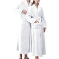 thumbnail image 2 of beishanbush Clothing 2025 Women Robes Under $10 Women'S Double Pocket Flannel Bathrobe Soft and Warm Double Faced Velvet Bathrobe Pajamas and Home Wear Bathrobe Robe, 2 of 6