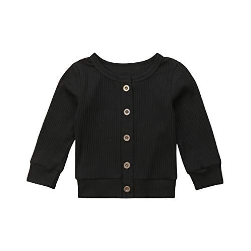 Baby Boys Girls Knit Cardigan Sweater Infant Button Down Cotton
