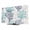 Dark Blue Teal, variant on TV Cover 43'', Blue Grey Coral Coastal Elastic Stretch TV Screen Dust Cover Indoor, Summer Beach Seaside Nautical Washable Anti-Dust Protector Covers, Universal Fit for Flat Curved LED LCD TVs