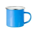 thumbnail image 4 of JPPlus Sublimation Blank Camp Mugs. Color Enamel Camping Mugs in Bulk for Outdoor Travel Dye Sublimation Camper Products Drinking Cups (12, Light Blue), 4 of 4