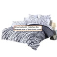 thumbnail image 2 of Swanson Beddings Tree Branches 100% Cotton Sheet Set : Fitted Sheet, Flat Sheet and Two Matching Pillowcases (White-Grey, Full), 2 of 2