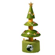 QualitChoice Christmas Cat Tree, Christmas Cat Bed House. Furniture With Easy Assembly, Suitable For Living Rooms, Gardens. Green-3rd floor