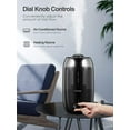 thumbnail image 3 of Humidifiers, Cool Mist Humidifier for Bedroom, 2.7 L/0.7 Gal Baby Humidifier with Adjustable Output, Lasts to 30 Hours, Whisper-Quiet, Auto Off, Filterless Humidifier for Home Office Nursery, 3 of 7