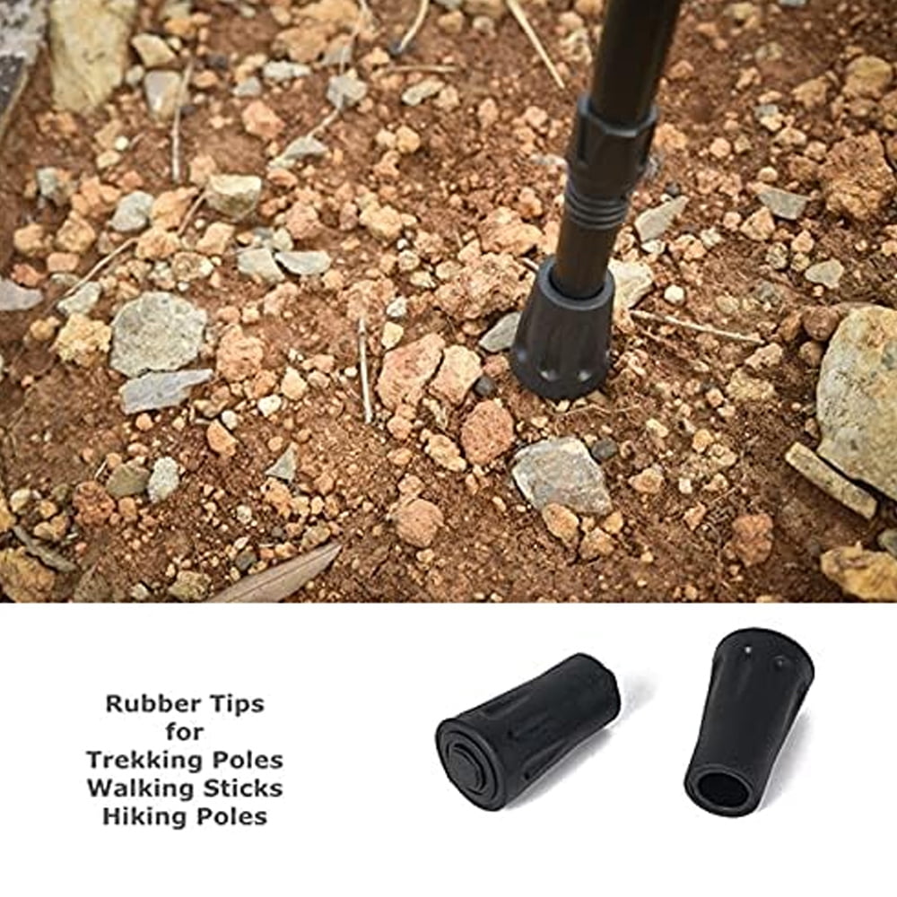 10pcs Couvre-pieds Pour Bâtons De Marche Embouts En Caoutchouc Pour