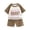 Coffee, variant on Leey-World Boys Outfit Sets 6-7 Years Summer Boys 2 Piece Athletic Outfits Short Sleeve Sport T-shirt and Shorts Summer Casual Clothes for 6-12 Years Boys Summer Outfits(Green,2-3 Years)