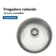 thumbnail image 2 of Fregadero Tramontina Tarja Redondo Acero Inoxidable Cocina 94012102, 2 of 5
