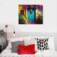 thumbnail image 5 of Fenyluxe  Mexican Art, Mexico Painting, Mexican Wall Art, Modern Mexican Decor, Colorful Mexican Art Canvas Posters Wall Decor Paintings for Living Room Bathroom Bedroom 20x16in, 5 of 6