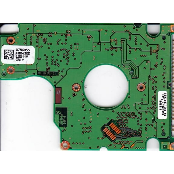DJSA-210, PN 07N5661, 07N6055 F80430D, IBM 10GB IDE 2.5 PCB