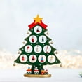 thumbnail image 1 of Decoración de escritorio de Navidad de madera BLESIY Mini Árbol de mesa, 1 of 8