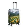 thumbnail image 3 of Daiia Mountain Daisy Meadow Luggage Cover, Thickened Washable Travel Luggage Covers, Elastic Unique Baggage Covers for 18-20 inch Luggage-Medium, 3 of 9