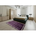 thumbnail image 4 of Ahgly Company Indoor Square Abstract Plum Purple Abstract Area Rugs, 8' Square, 4 of 6