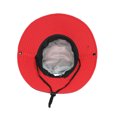 thumbnail image 4 of Weikingp Sun Hats for Women Womens Uv Protection Wide Sun Hats Cooling Mesh Ponytail Hole Cap Foldable Hat Sun Hat Fascinators Hats for Women Bucket Hats for Woman (Clearance) Red Polyester, 4 of 6