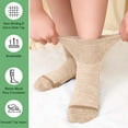 thumbnail image 7 of AMITOFO Bamboo Viscose Diabetic Socks for Women & Men, Wide Calf Socks with Non-Binding Loose Top,5 Pairs Diabetics Neuropathy Socks , Sizes 6-9, 7 of 7