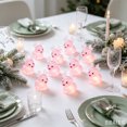 thumbnail image 6 of Ouuluon Set of 10 Luminous Reindeer Figurines, Glow in Dark Resin Tabletop Ornaments for Christmas Party Decor, 6 of 6