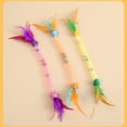 thumbnail image 3 of Methold 5x Plumas de Gato Burlas Naturales con Plumas que Imitan y Hierba Gatera 5x Plumas de Gato Interactivas Burlas Estirables Juguetes para gatos tipo+2, 3 of 6
