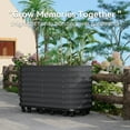 thumbnail image 7 of Arigeas 59"x23.6"x27.5" Self-Watering Rolling Raised Garden Bed Planter with Water Reservoir & Wheels, 7 of 7