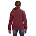 thumbnail image 2 of Youth 8 oz. Full-Zip Fleece - WINE - XL, 2 of 3