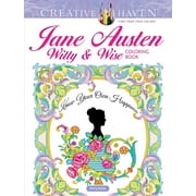 MARTY NOBLE Adult Coloring Books: Literature: Creative Haven Jane Austen Witty & Wise Coloring Book (Paperback)