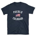 thumbnail image 1 of Pueblo Colorado Patriot Men's Cotton T-Shirt, 1 of 1