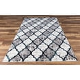 thumbnail image 2 of Great American Distributors Vanguard Collection Area Rug, 5' Round, Blue/Gray, 2 of 5