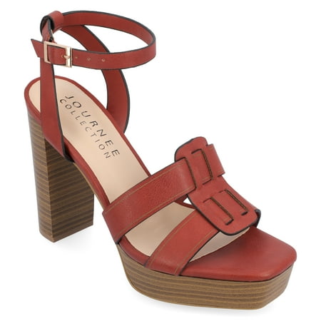 

Journee Collection Womens Mandilyn Tru Comfort Foam High Heel Platform Sandals