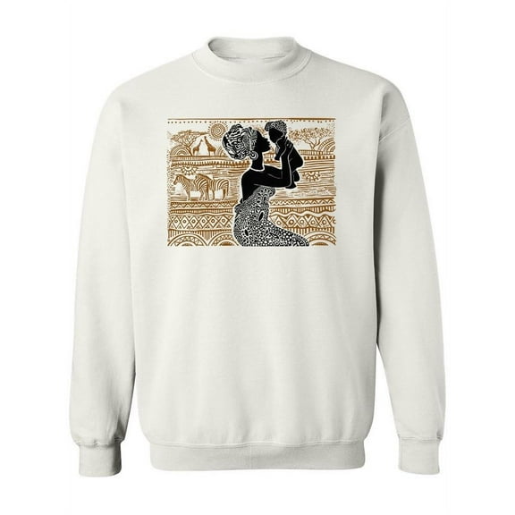 African Mother In The Savanna Sweatshirt Women -Image by Shutterstock, Female Small