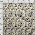 thumbnail image 3 of oneOone Cotton Flex Light Yellow Fabric Floral Craft Projects Decor Fabric Printed By The Yard 40 Inch Wide, 3 of 5