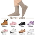 thumbnail image 3 of Loritta 7 Pairs Ruffle Socks Womens Crew Socks Casual Cute Frilly Cotton Socks for Women Soft, 3 of 10