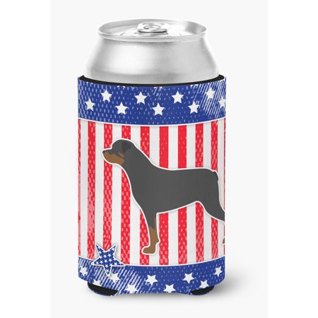 USA Patriotic Rottweiler Can or Bottle Hugger