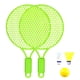 thumbnail image 1 of Raquetas de tenis para niños con pelota, raquetas de bádminton para deportes de interior y verde, 1 of 9