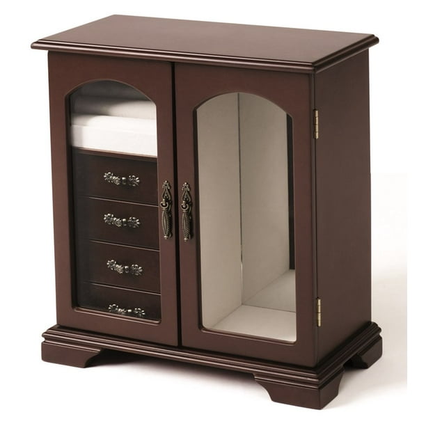 Front Glass Jewelry Box Walmart Com Walmart Com