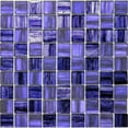 thumbnail image 2 of Apollo Tile   5 pack 11.3-in x 11.3-in Purple Polished and Matte Finished Glass Mosaic Tile (4.43 Sq ft/case), 2 of 5