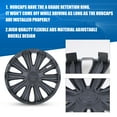 thumbnail image 6 of (Set Of 4) 15" Universal Hubcaps,Wheel Rims Cover R15 Hubcaps,Snap On Car Pickup Truck SUV,Wheel Covers,ABS&PC Material,Lacquer, 6 of 8