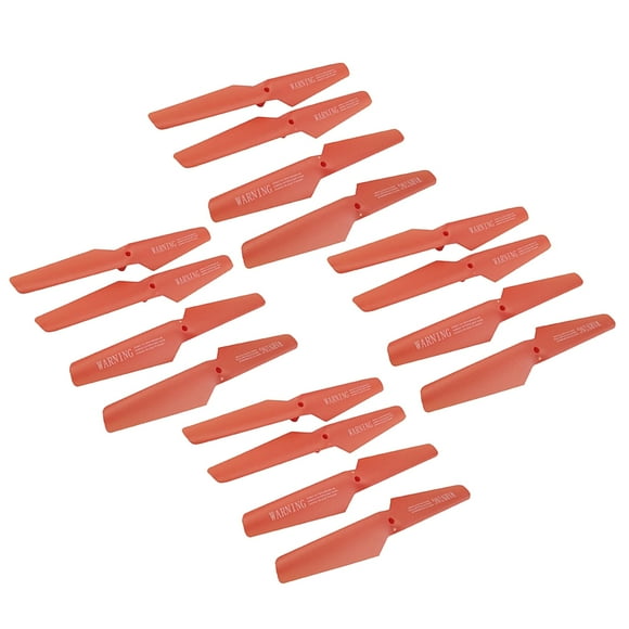 16 Piezas de Hélices de Plástico para X5C X5SW X5SC Quadcopter de Repuesto DIY rojo Hugo Hélice propulsor