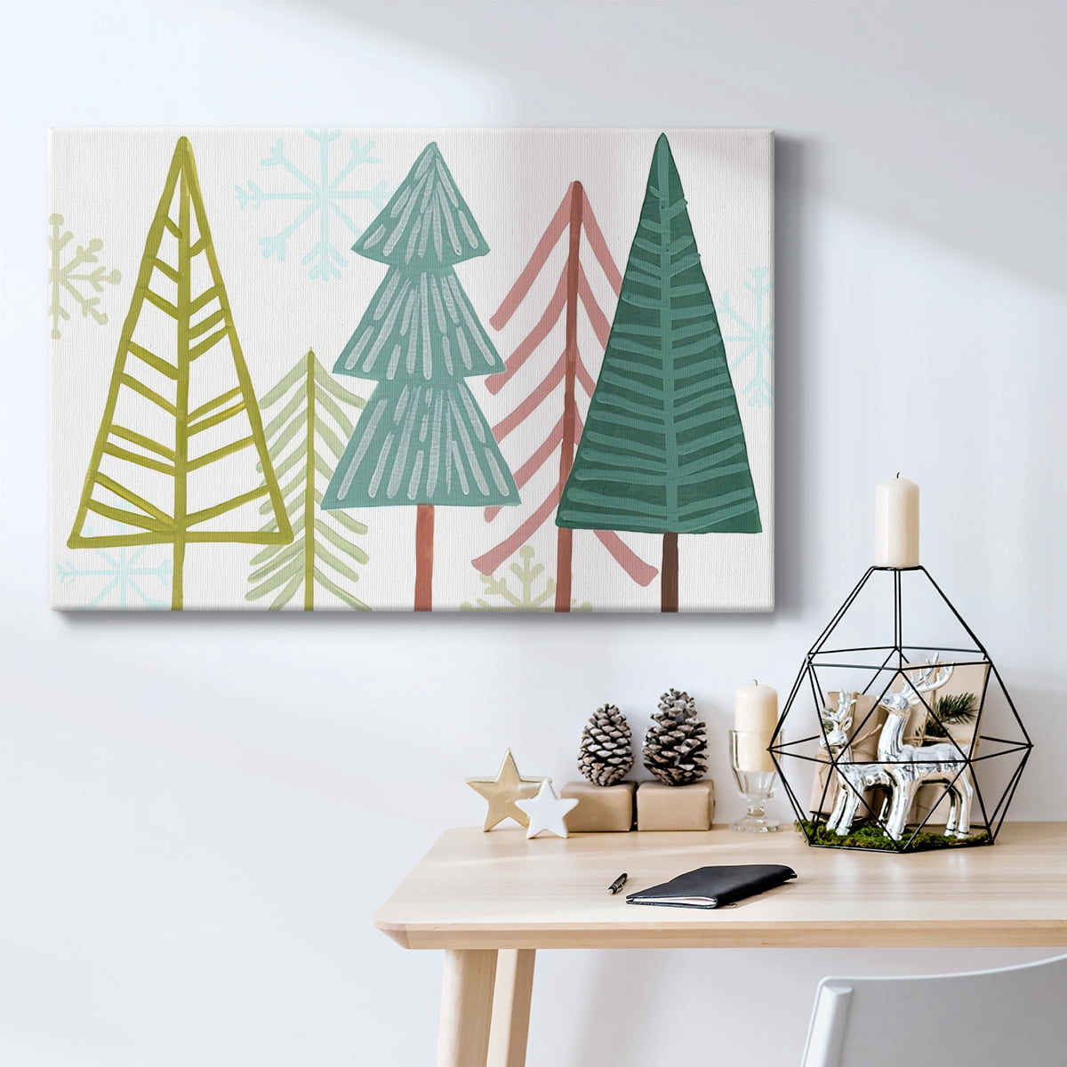 Modern Holiday Collection A- Gallery Wrapped Canvas