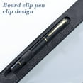 thumbnail image 4 of A4 Leather Clipboard Folder, Binder clipboard A4 Clip File, Leather Portfolio for Men and Women, Business Portfolio Binder, with 1 Pen Holder & Document Sleeve, Notepad Clipboard, 4 of 6