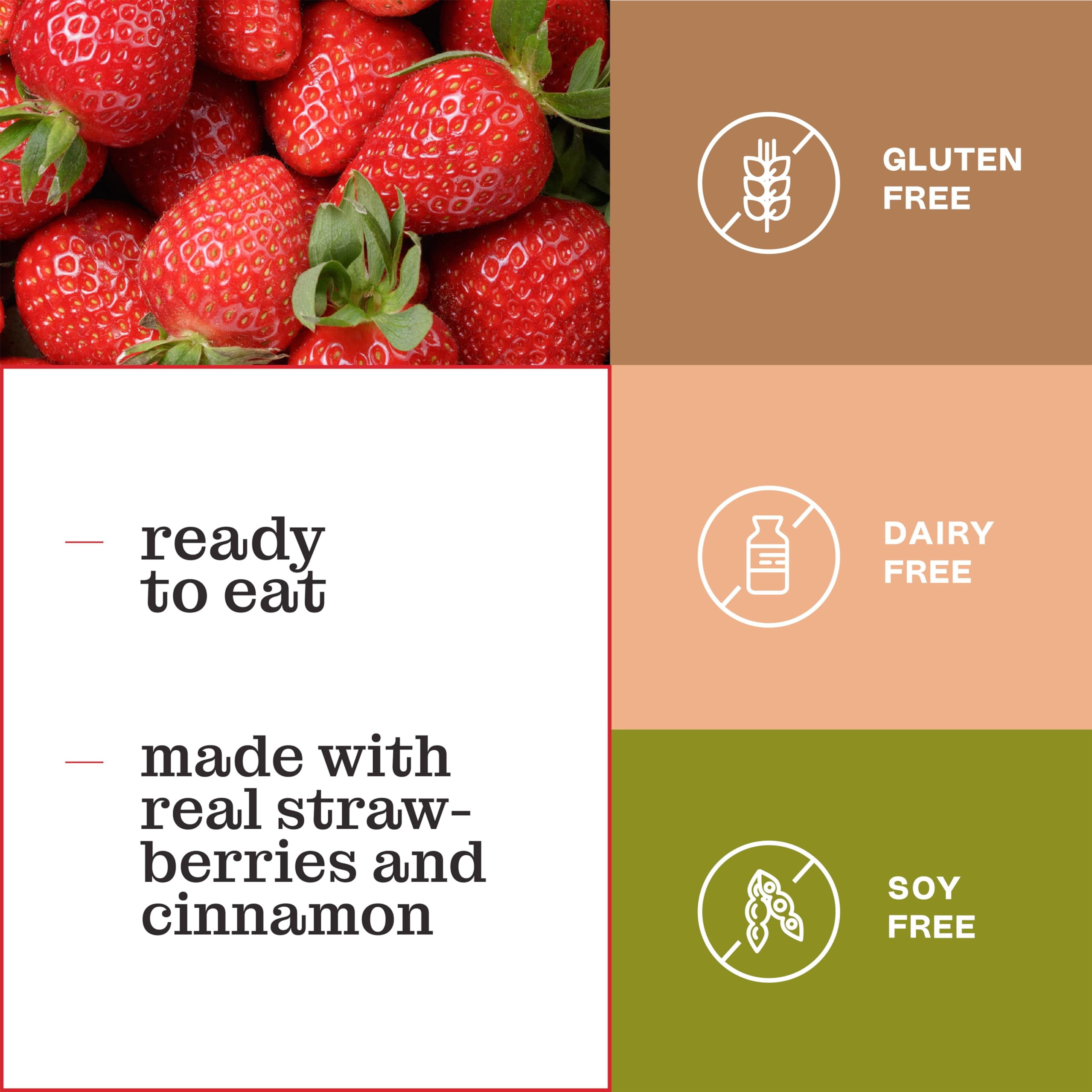 Katz Pastry Truffle Strawberry 8 oz (Pack Of 6)
