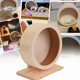thumbnail image 3 of Rueda De Ejercicio De Hámster De Madera, Superficie Antideslizante Para Correr, Juguetes Para Correr Silenciosos Para Hámsteres, Ejercicio De Animales Pequeños (21 Cm) JFHHH pequeña, 3 of 4
