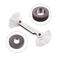 thumbnail image 4 of 1 Pc Thread Pitch Cutting Gauge Tool Set 55 & 60° Inch & Metric Thread ss Gauge Gear Tooth Pitch Gauge Tool Accessories ,Easy Identification, 4 of 6